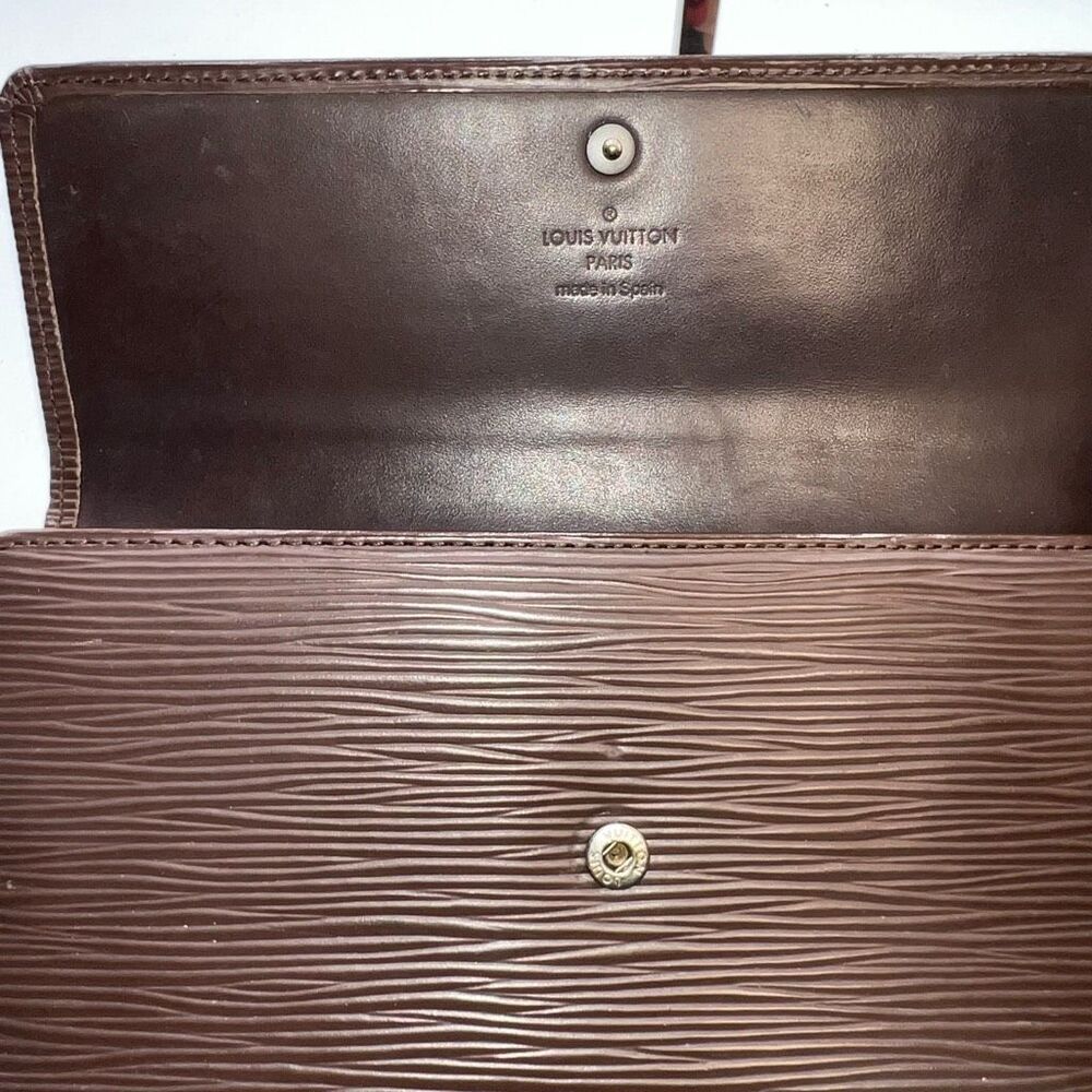 Louis Vuitton Epi Porte Tresor International Leather Trifold Long Wallet with CO - Picture 7 of 13